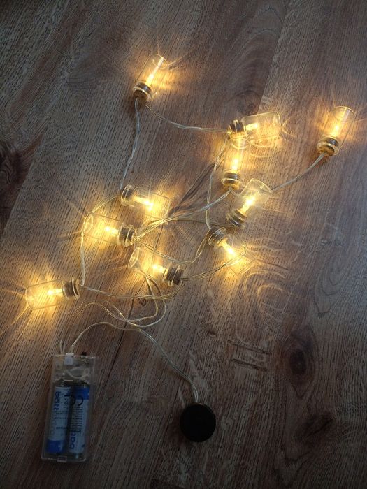 Lampki buteleczki szklane