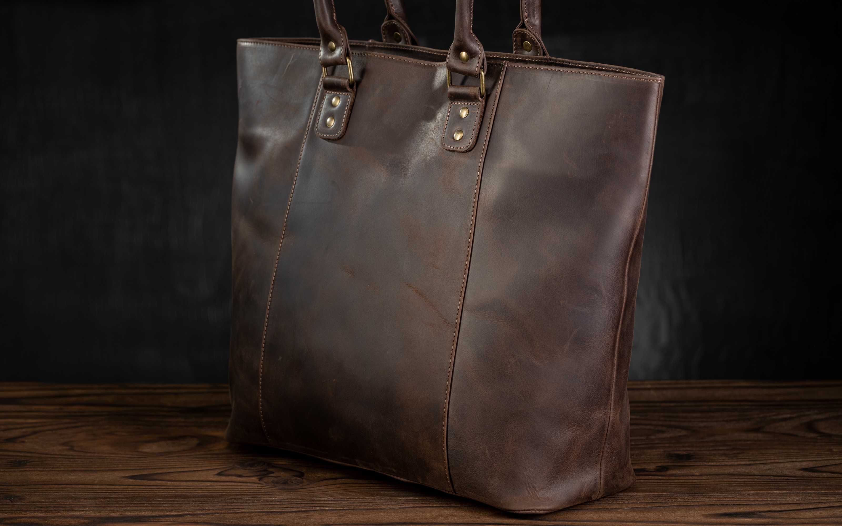 Женская кожаная сумка Шоппер / Жіноча шкіряна сумка VSL Shopper