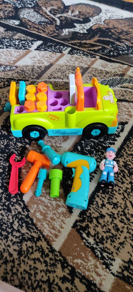 Музична машинка Hola Toys Вантажівка з інструментами