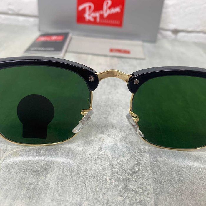 Сонцезахисні окуляри RAY BAN 3016 Clubmaster лінза скло