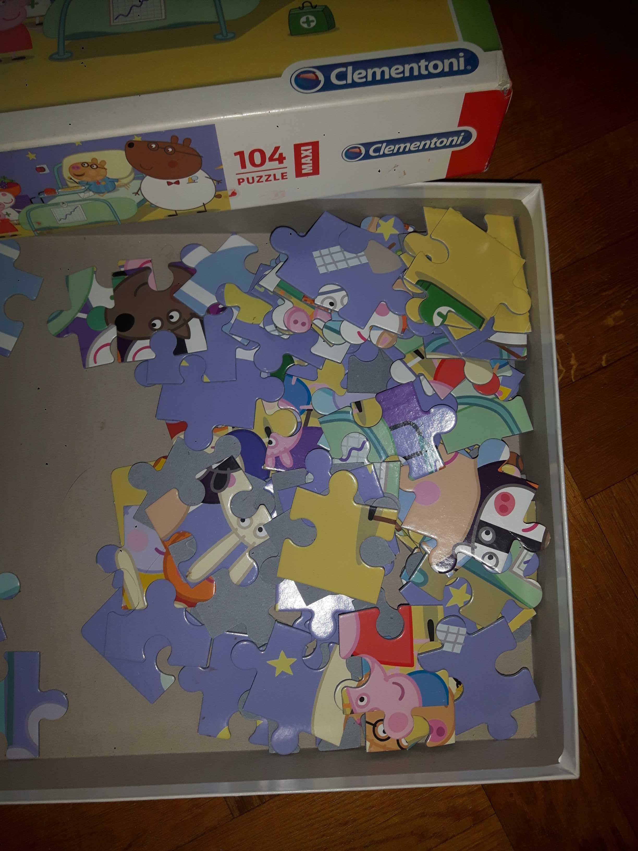 Puzzle świnka peppa 104