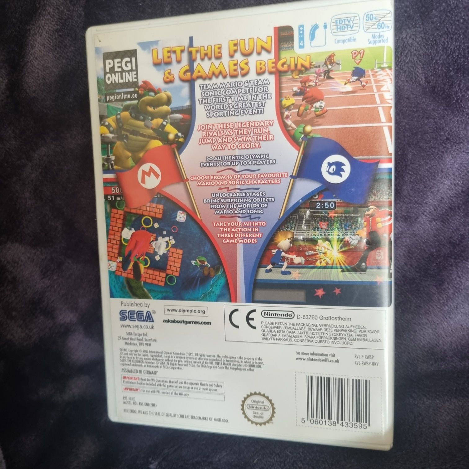 Mario and Sonic At The Olympic Games Nintendo Wii