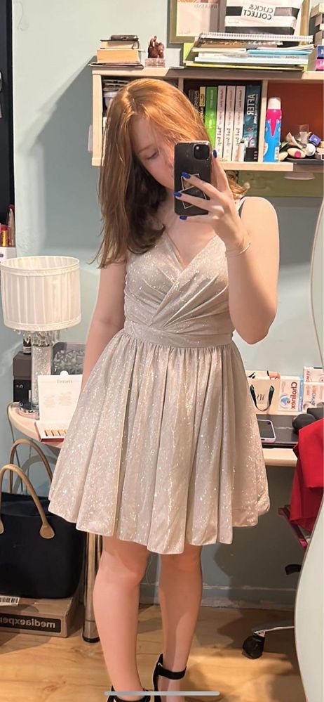 sukienka brokatowa ella boutique