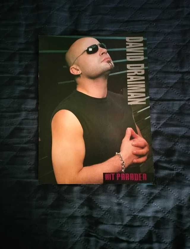 Póster A4 original David Draiman (Disturbed) – Anos 2000