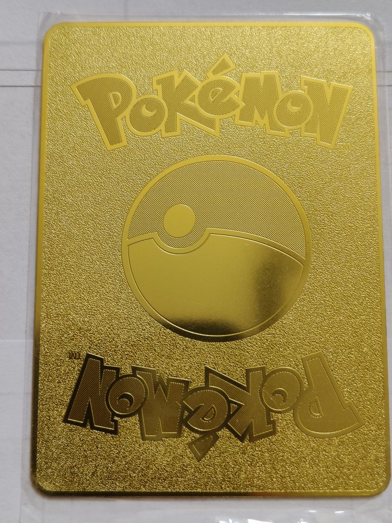 Karta Pokemon Złota Metalowa Raichu