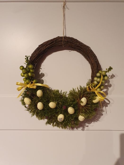 Stroik Wielkanocny Handmade średnica 26cm