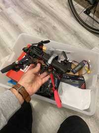 Drone troco trotinete eletrica