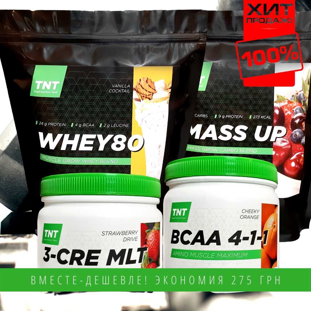 4 кг протеина Mass Whey Protein Poland белок 80% + Шейкер 600 мл!