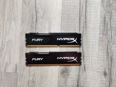 Оперативная память Kingston HyperX DDR3 1600 16GB 2x8192 FURY Black
