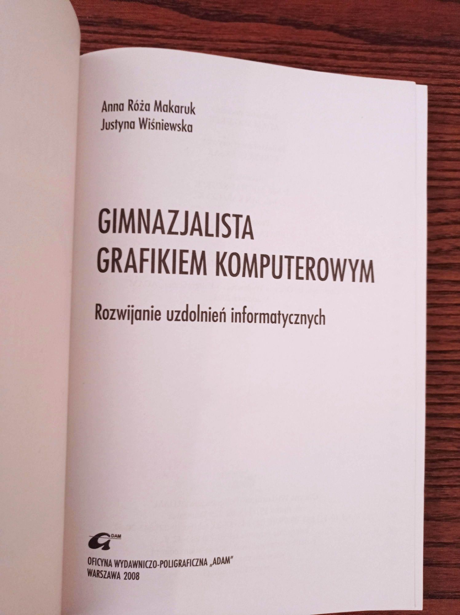 Książka "Gimnazjalista Grafikiem Komputerowym" Kurs Grafiki Gimp