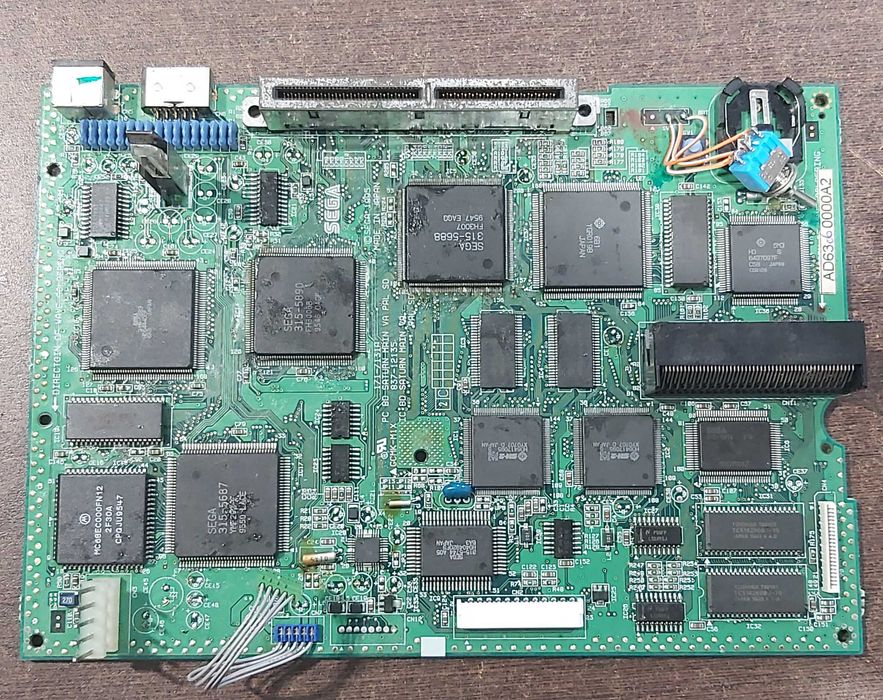 Motherboard Consola Sega Saturn - AVARIADA Para Peças