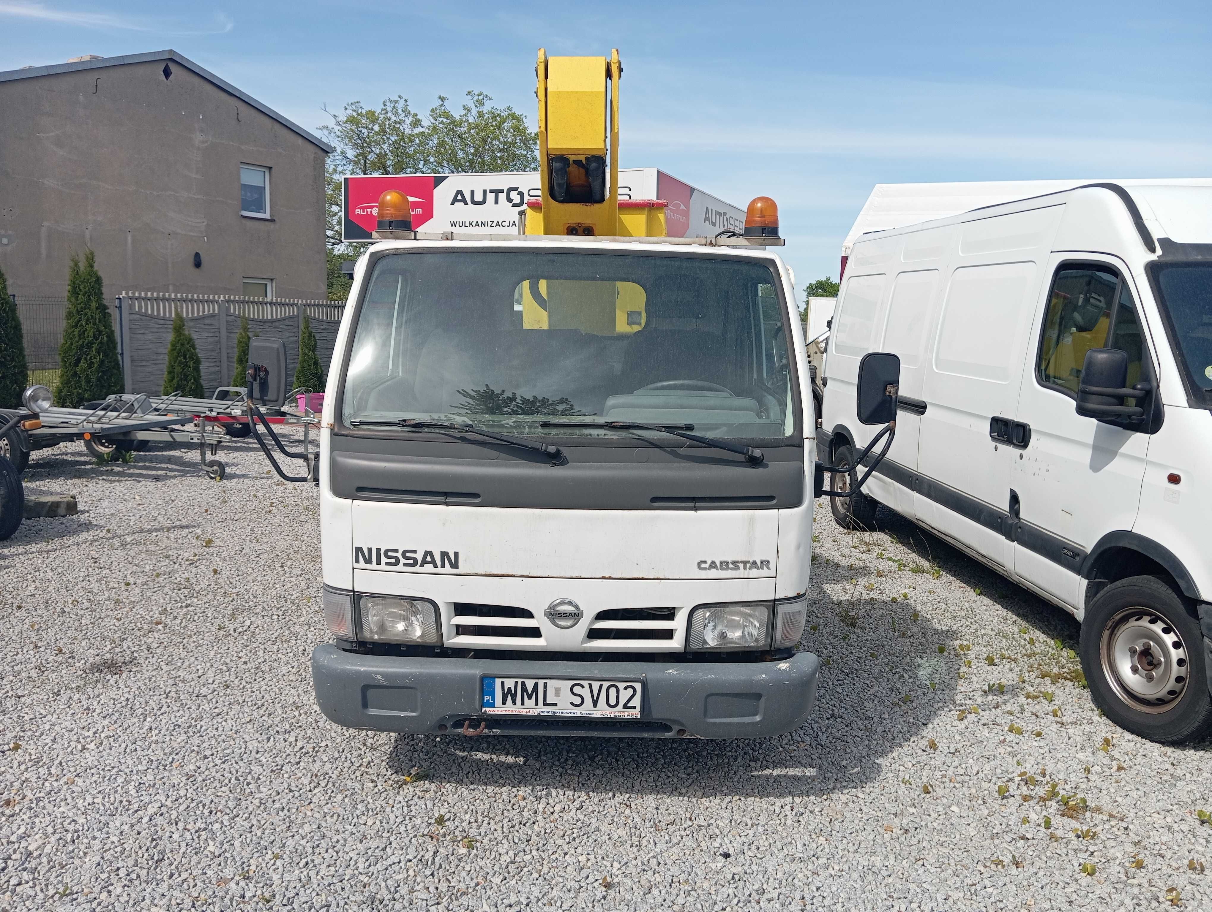 Podnosnik koszowy Nissan Cabstar 16 metrow