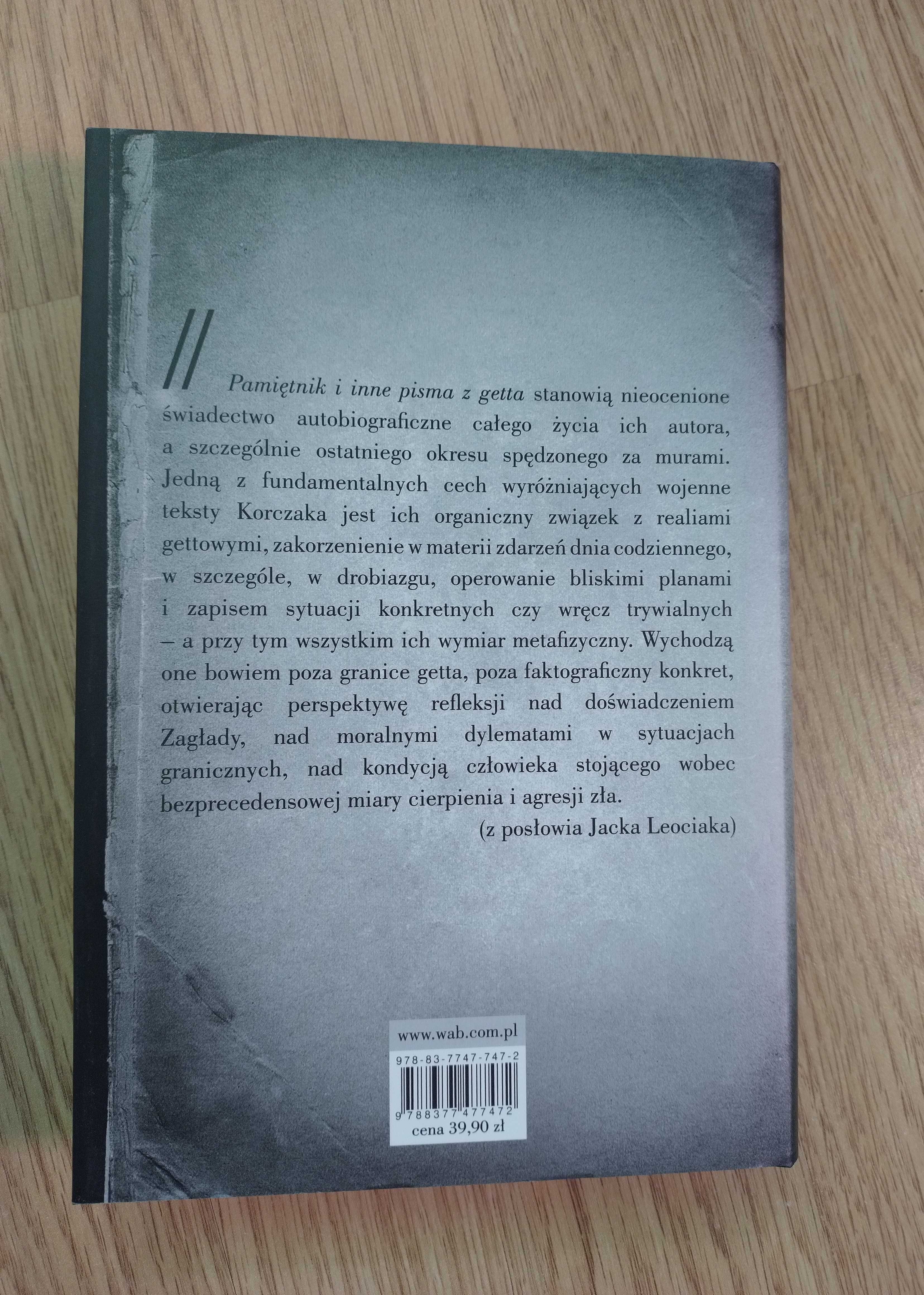 Pamiętnik i inne pisma z getta - Janusz Korczak