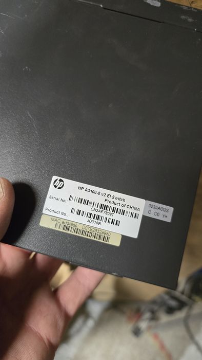 Switch zarządzalny HP A3100