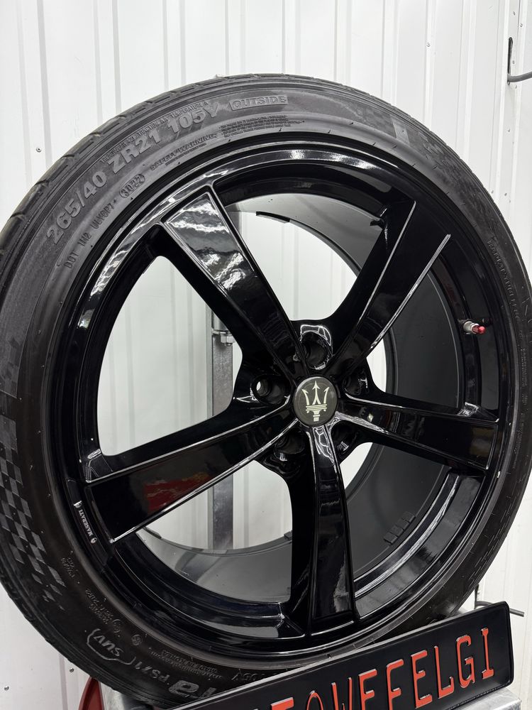 Alufelgi KOMPLET 21 cali 5x114,3 Maserati Levante Grecale Quattroporte