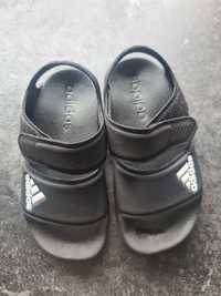 Sandałki czarne adidas 28