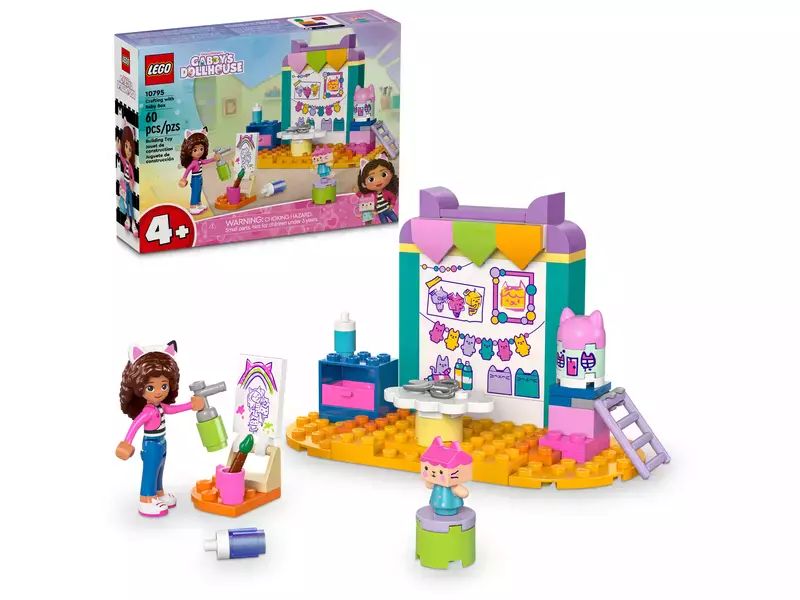 LEGO® Koci domek Gabi Prace ręczne z Tekturzątkiem 10795. LEGO