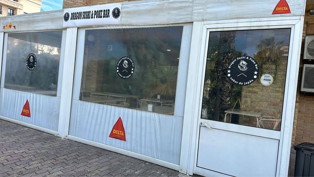 restaurante de sushi com italiano por trespasse