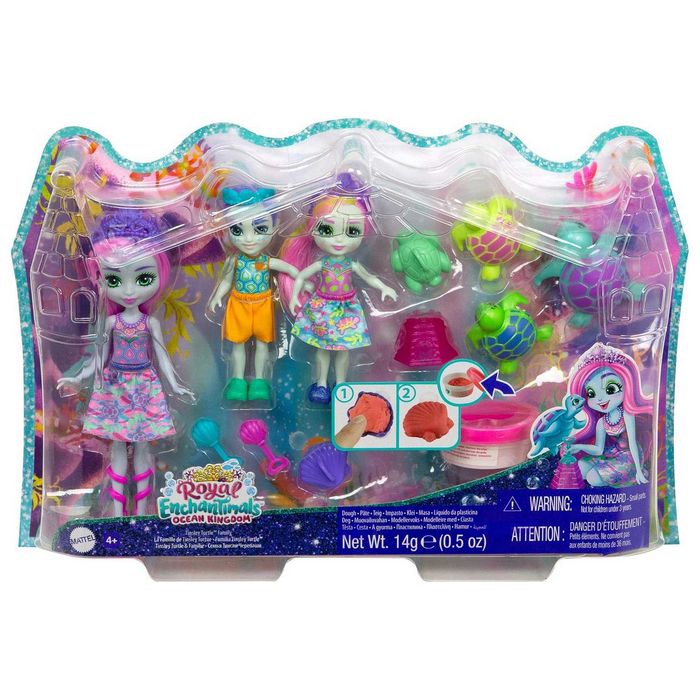 набор Энчантималс роял Дружная семья Черепашек  Enchantimals