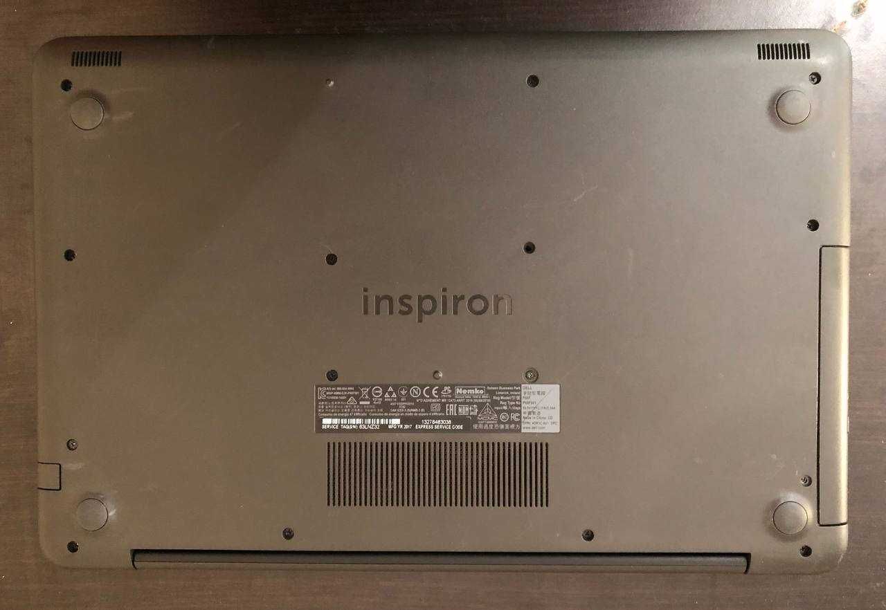 Dell Inspiron i5-7200u 8GB SSD NVMe 256Gb батарея 100%