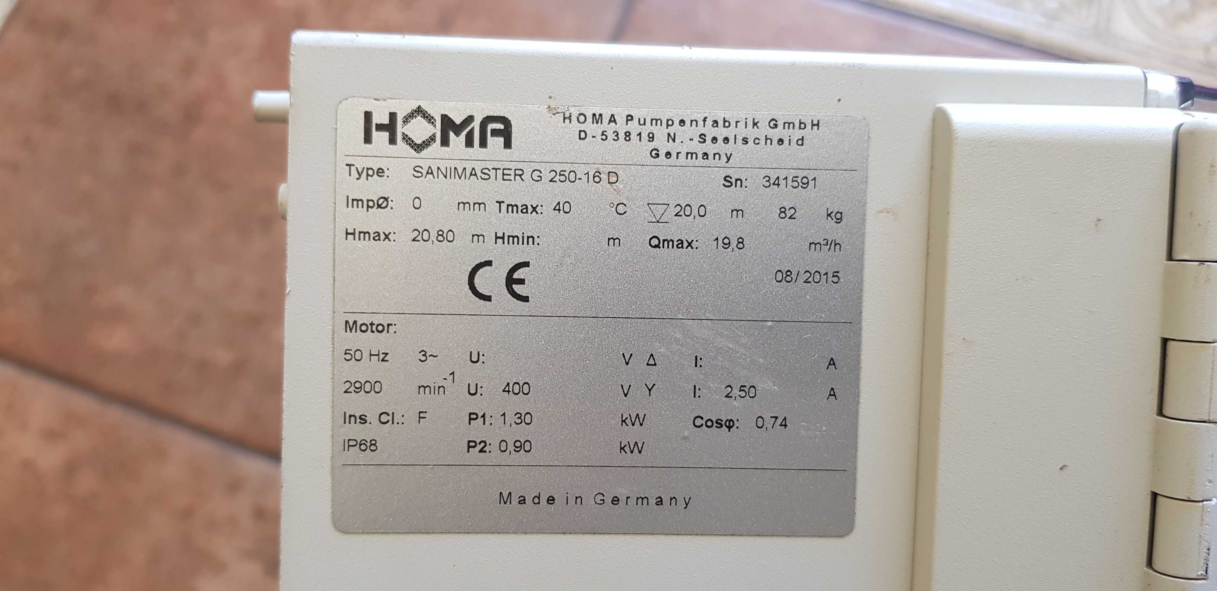 sterownik HOMA PS H21 D