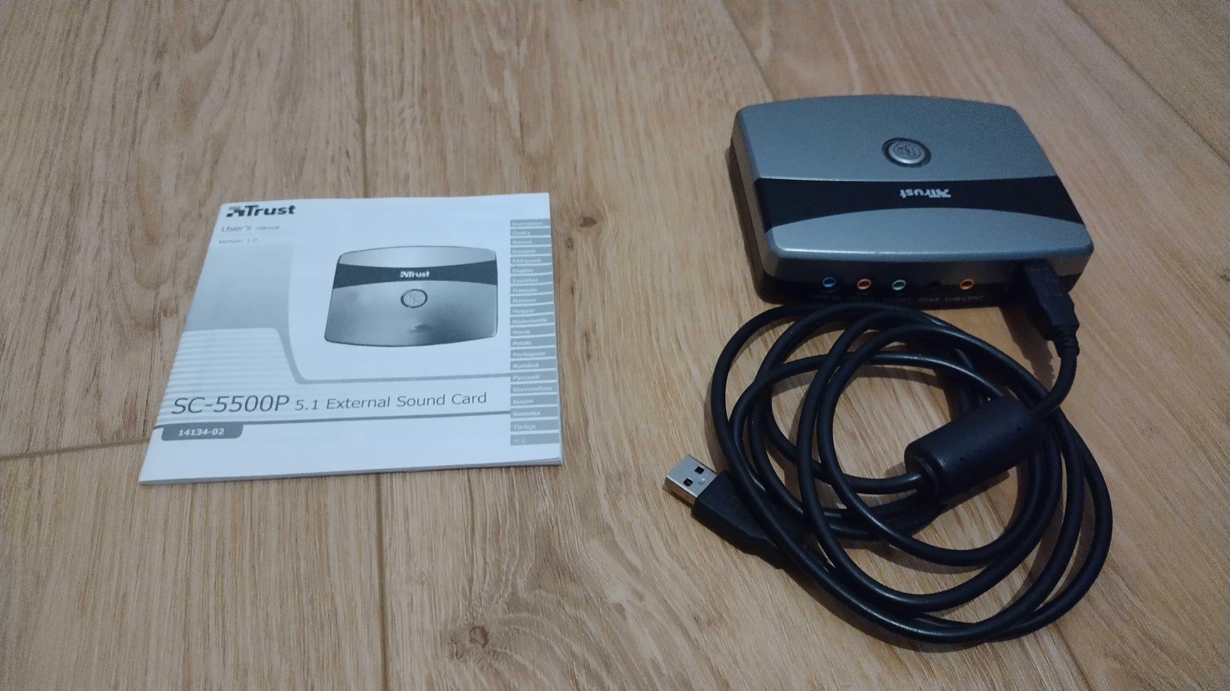 Karta dźwiękowa Trust SC-5500p 5.1 External Surround Sound Card