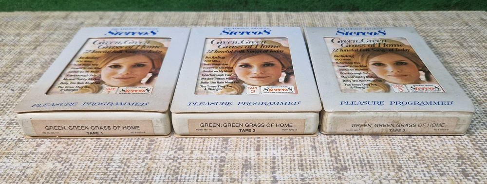 Kaseta magnetofonowa 8-track Green, Green Grass of Home - folk