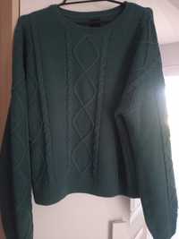 Zielony sweter bawełna