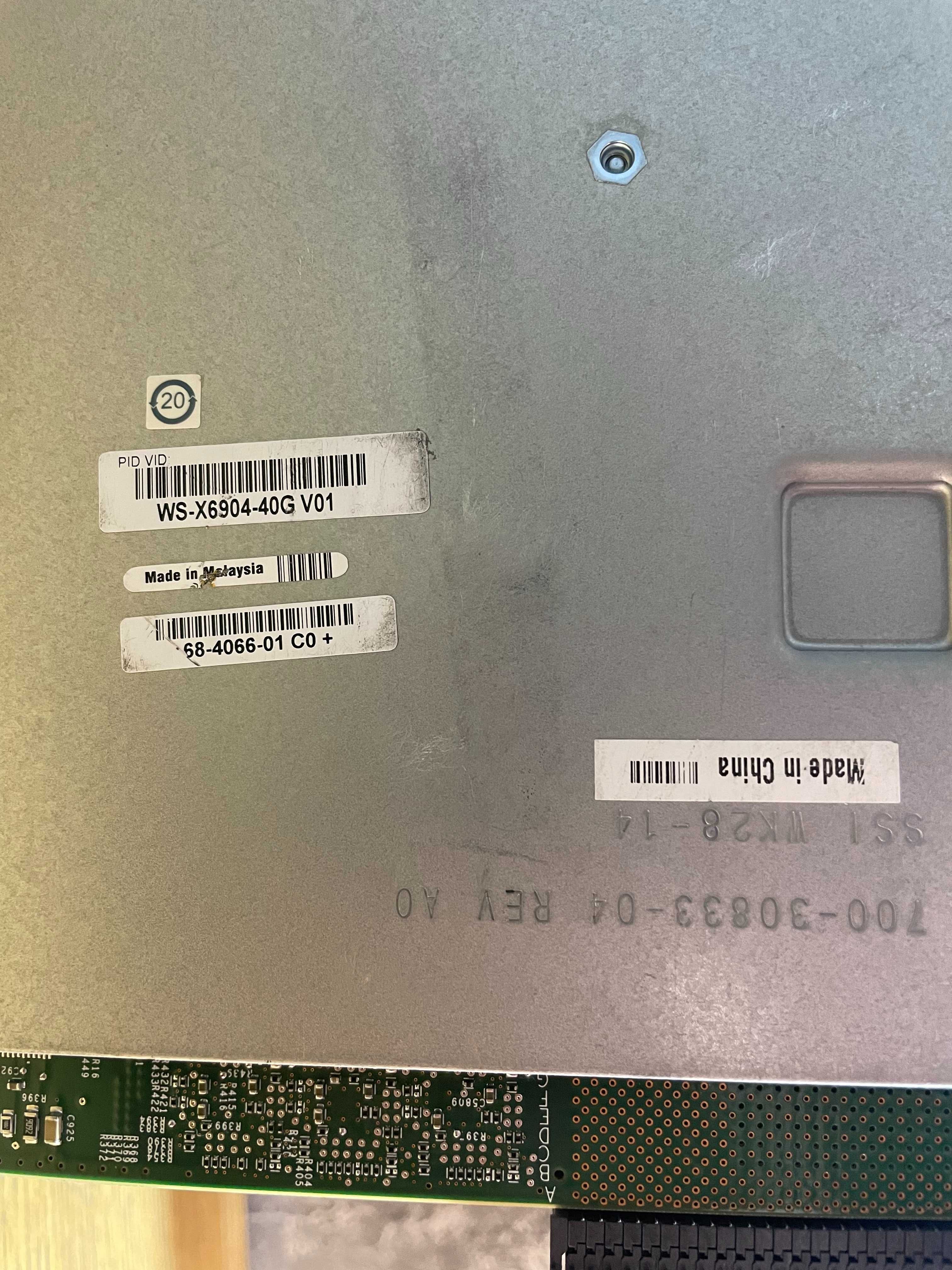 Інтерфейсний модуль Cisco WS-X6904-40G-2T 4 port 40 Gigabit Ethernet