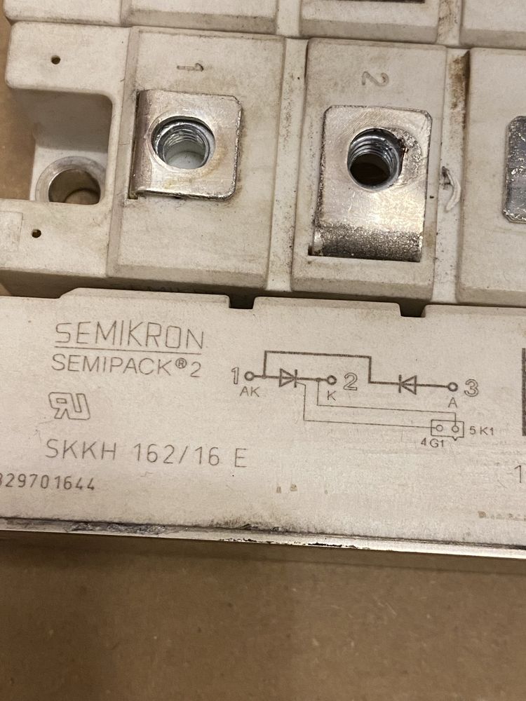 Semikron skkh 162/16e igbt модулі, діодні мости