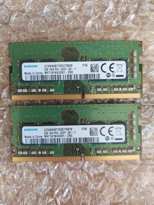 Samsung RAM DDR4 16gb 2x8gb 2666MHz sodimm laptop