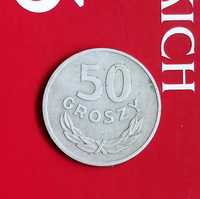 moneta PRL 50 groszy 1949 r Al