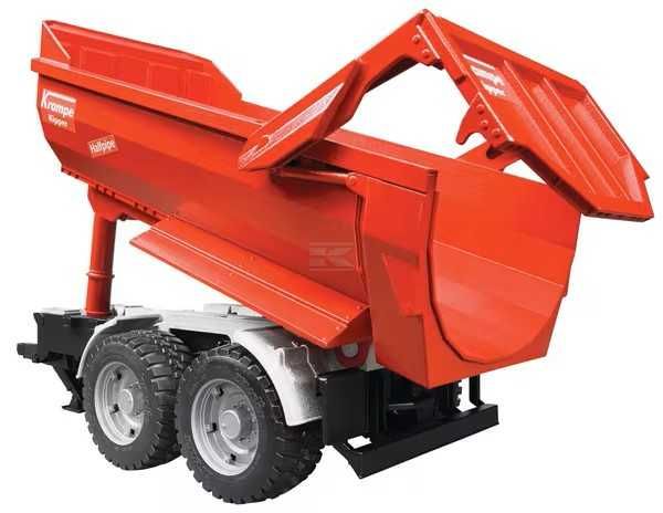 U02225 Przyczepa wywrotka dwuosiowa Krampe Bruder