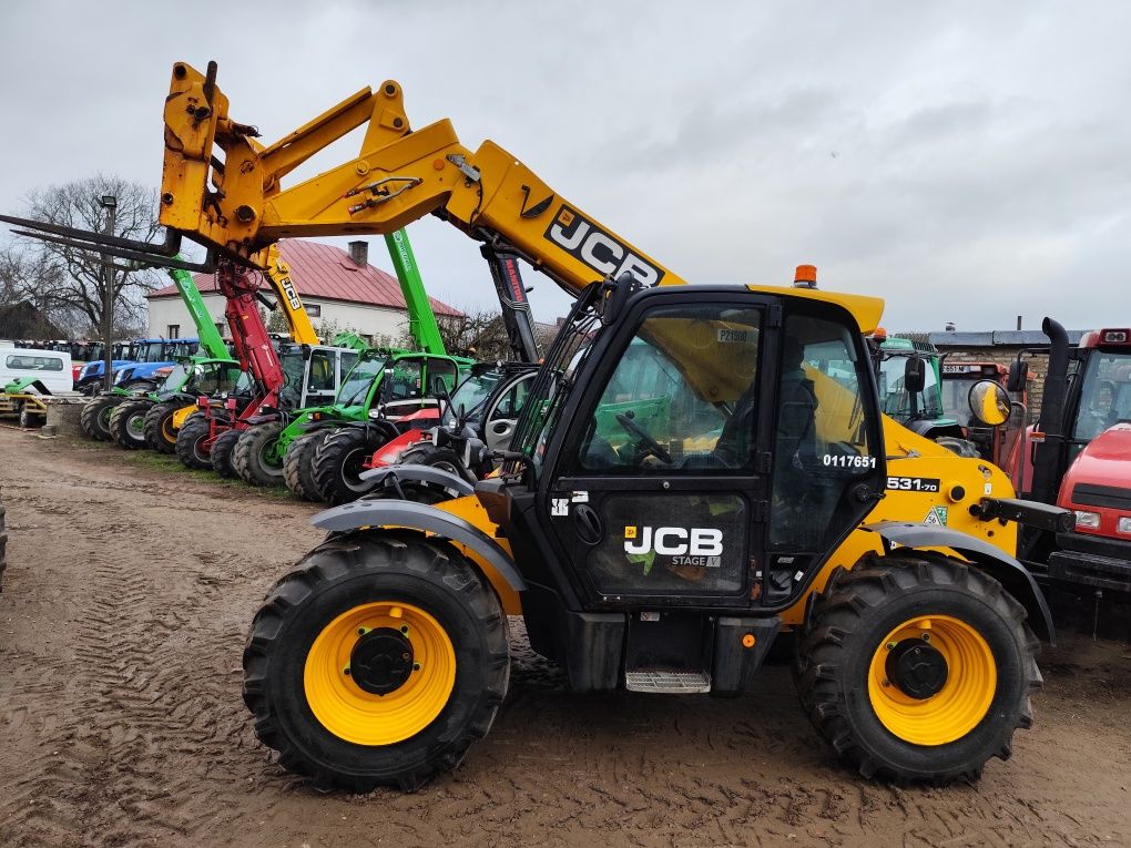 JCB 536-60 z 2017r ładowarka teleskopowa Manitou Merlo Bobcat