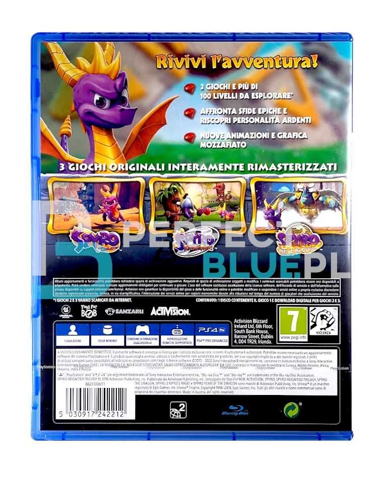 Spyro Reignited Trilogy / Gra PS4 / Dubbing PL / Skup-Sprzedaż / Wwa