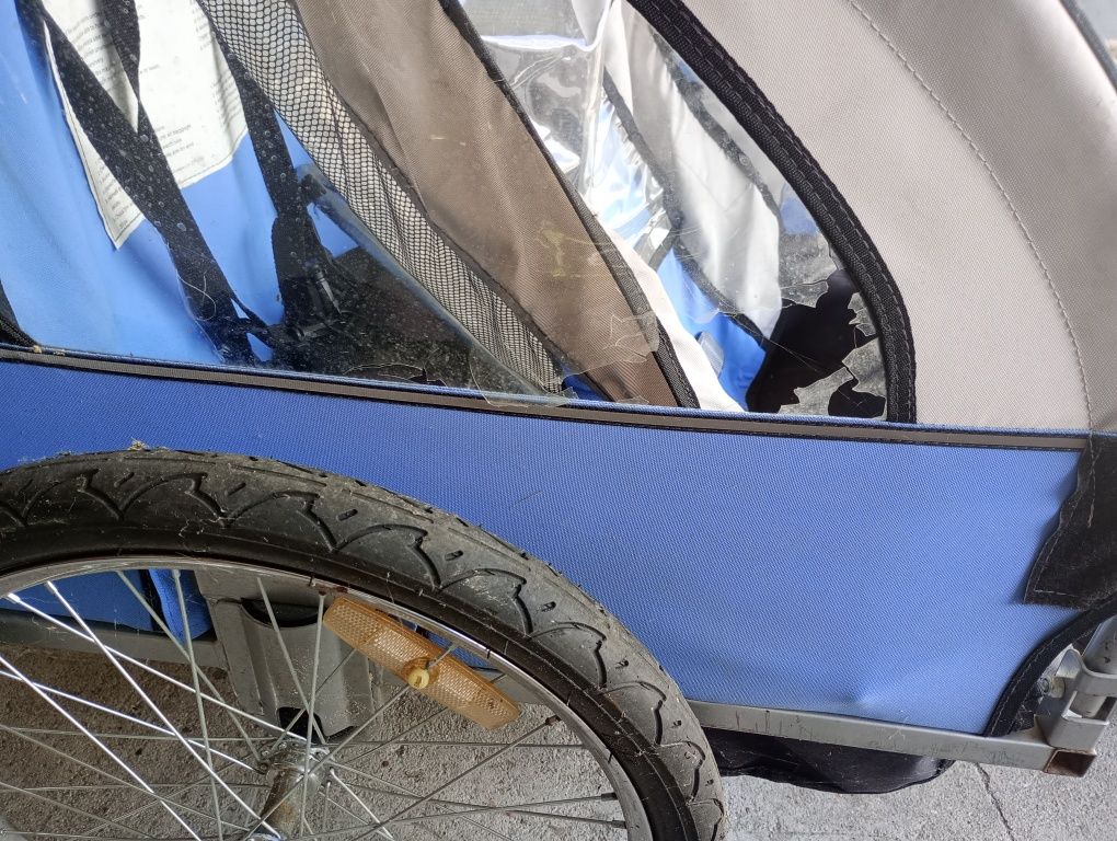 Wózek rowerowy riksza przyczepka