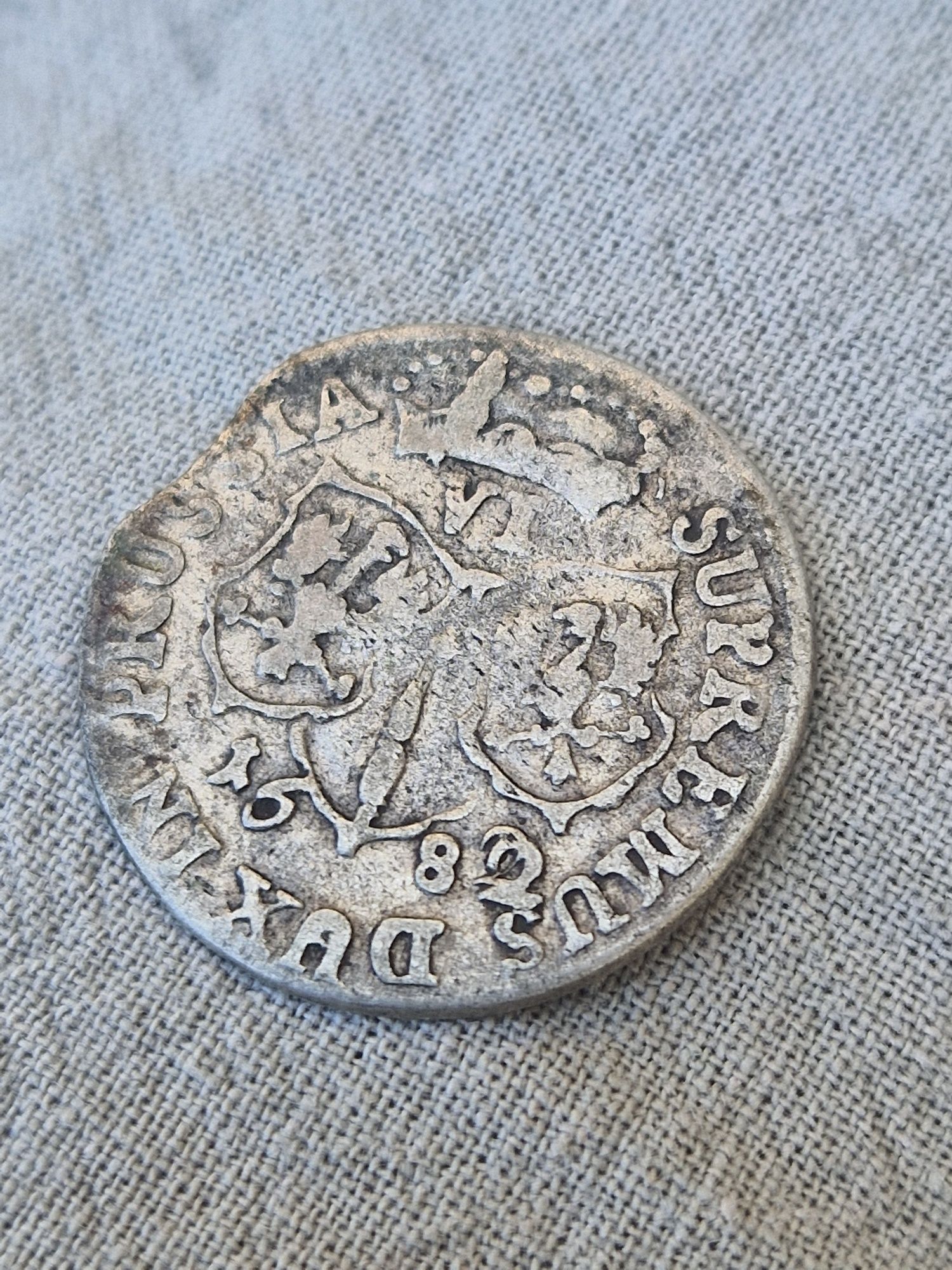 Moneta szóstak 1682 Prusy