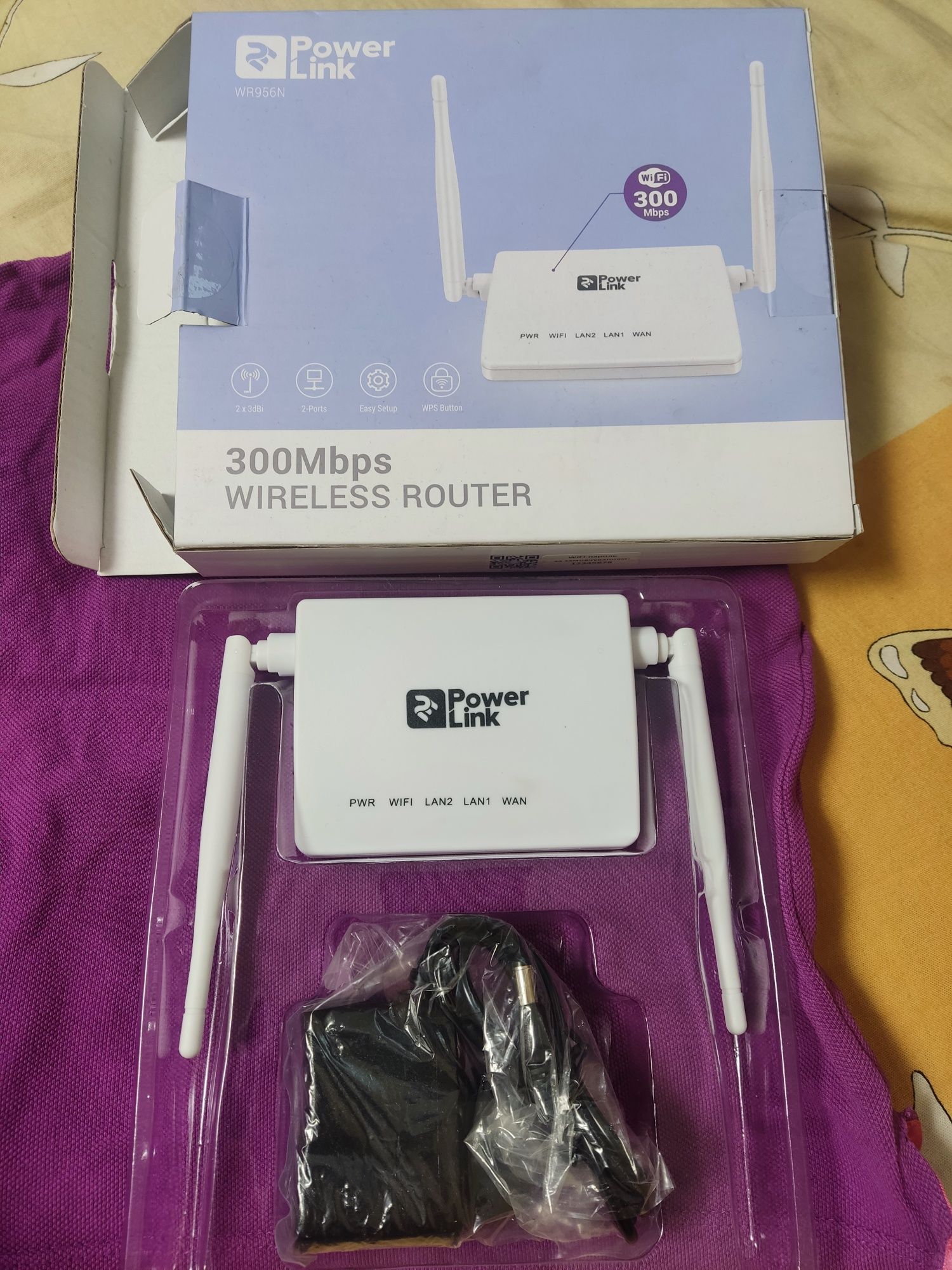 Бездротовий маршрутизатор 2E-WR956N Powerlink 300Mbps