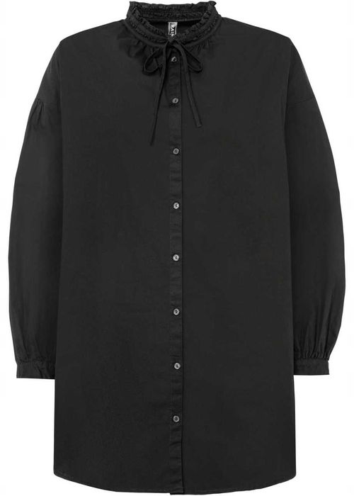 B.P.C bluzka koszulowa czarna dłuższa 34.