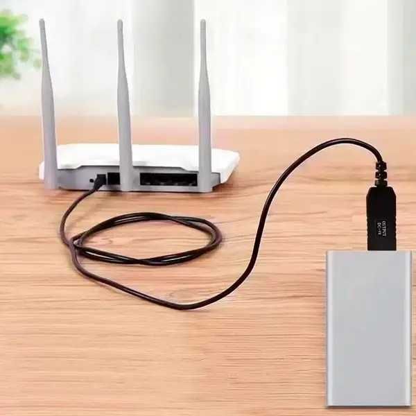 Кабель живлення 12V,  9V  / Шнур для роутера Wifi / USB кабель