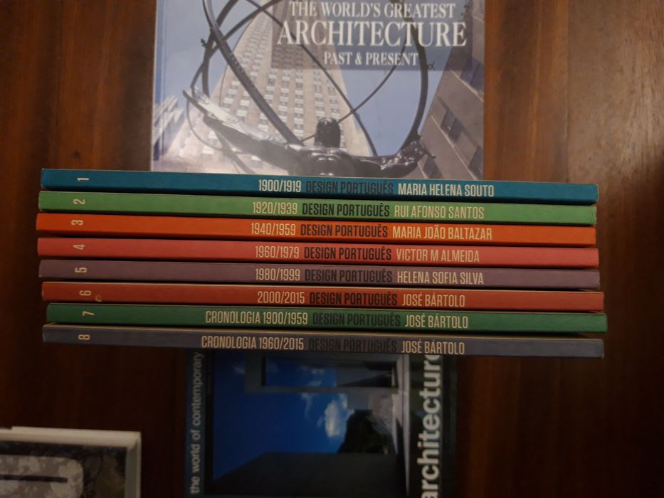 Vários livros de arquitectura