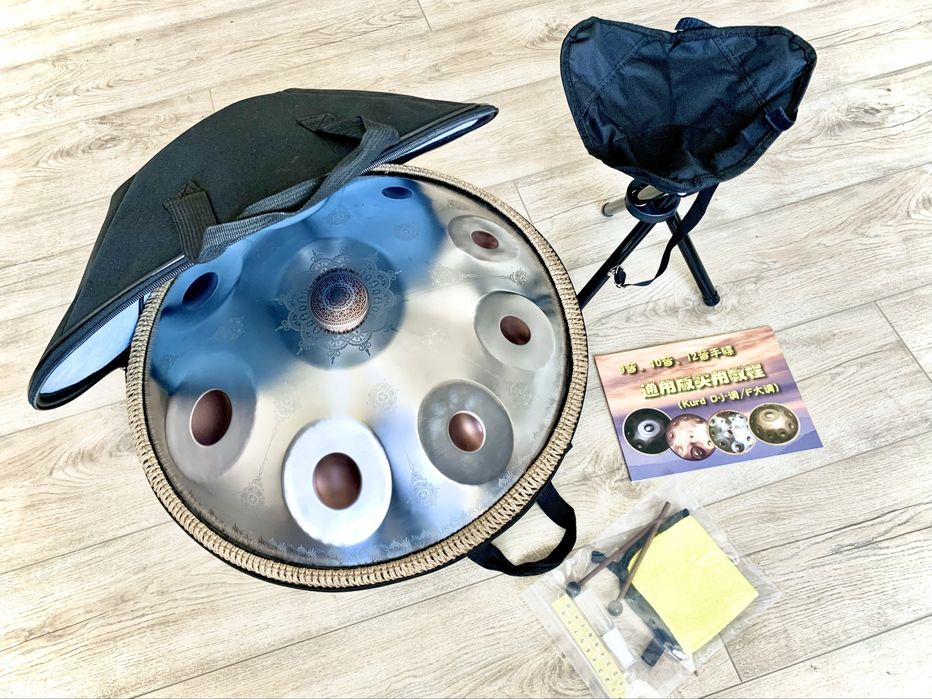 Ханг 9 нот (55 см) • Kurd D мінор • Full set / Хендпан, hang, handpan