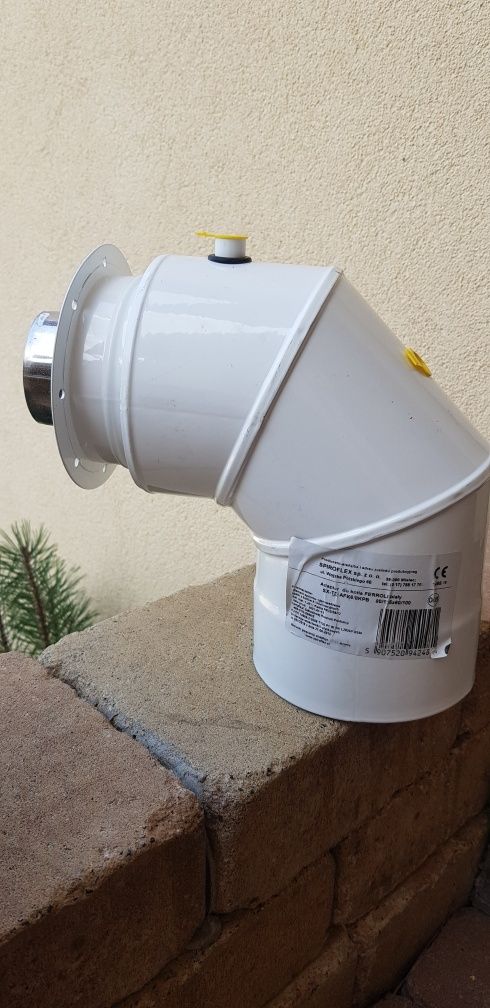 Adapter do kotła Ferroli - biały SX - TD AFKKPB 60/100