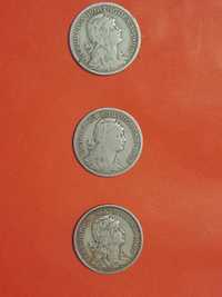 3 moedas de 50 centavos