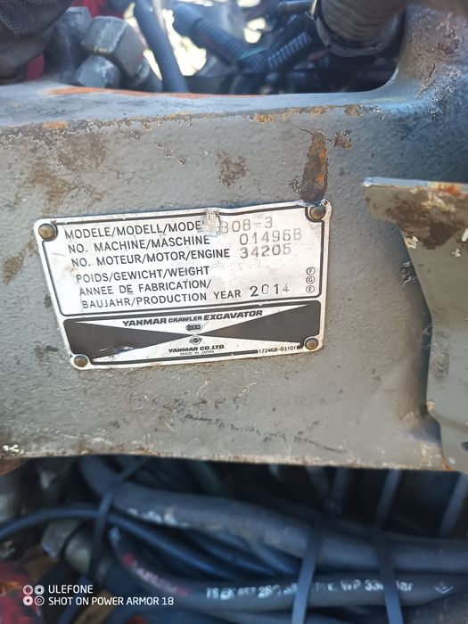 Hydromotor do minikoparki Yanmar sv08 pług napinacz