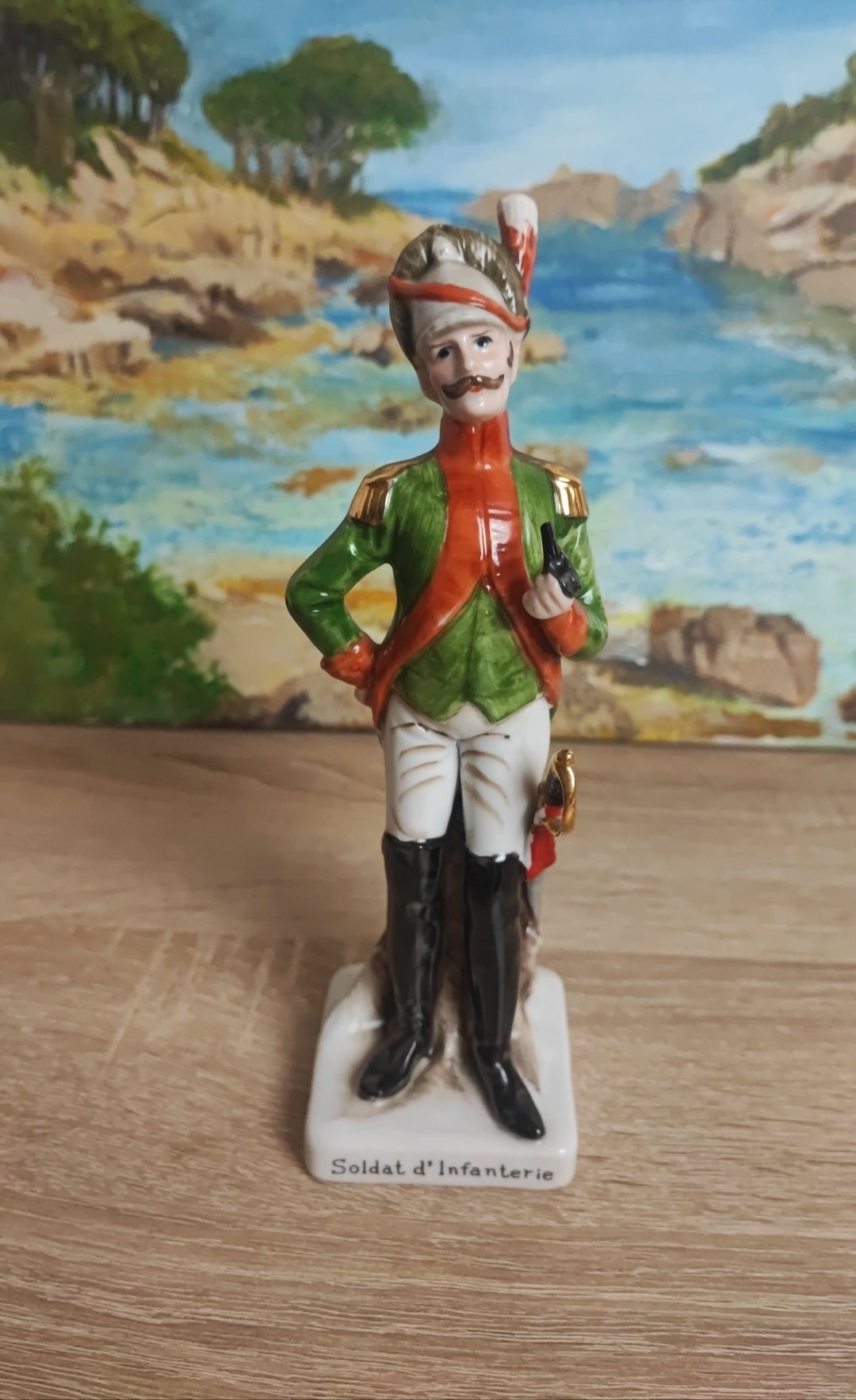 Porcelanowa figura Grenadier de La Garda Armia Napoleona i soldat