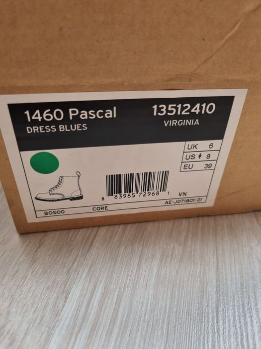 Buty Dr. Martens 1460 PASCAL Dress Blues Virginia