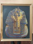 Obraz Tutanchamon haft krzyżykowy kanwa mulina Tutankhamun Egipt