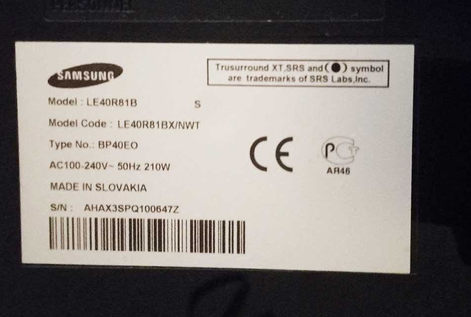 Телевизор Samsung LE40R81B