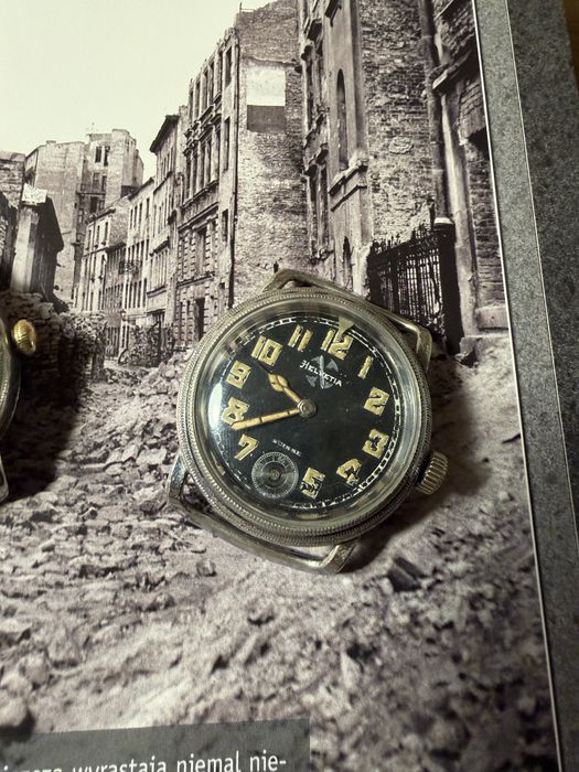 Helvetia zegarek Lotniczy Wojskowy II Wojna Światowa